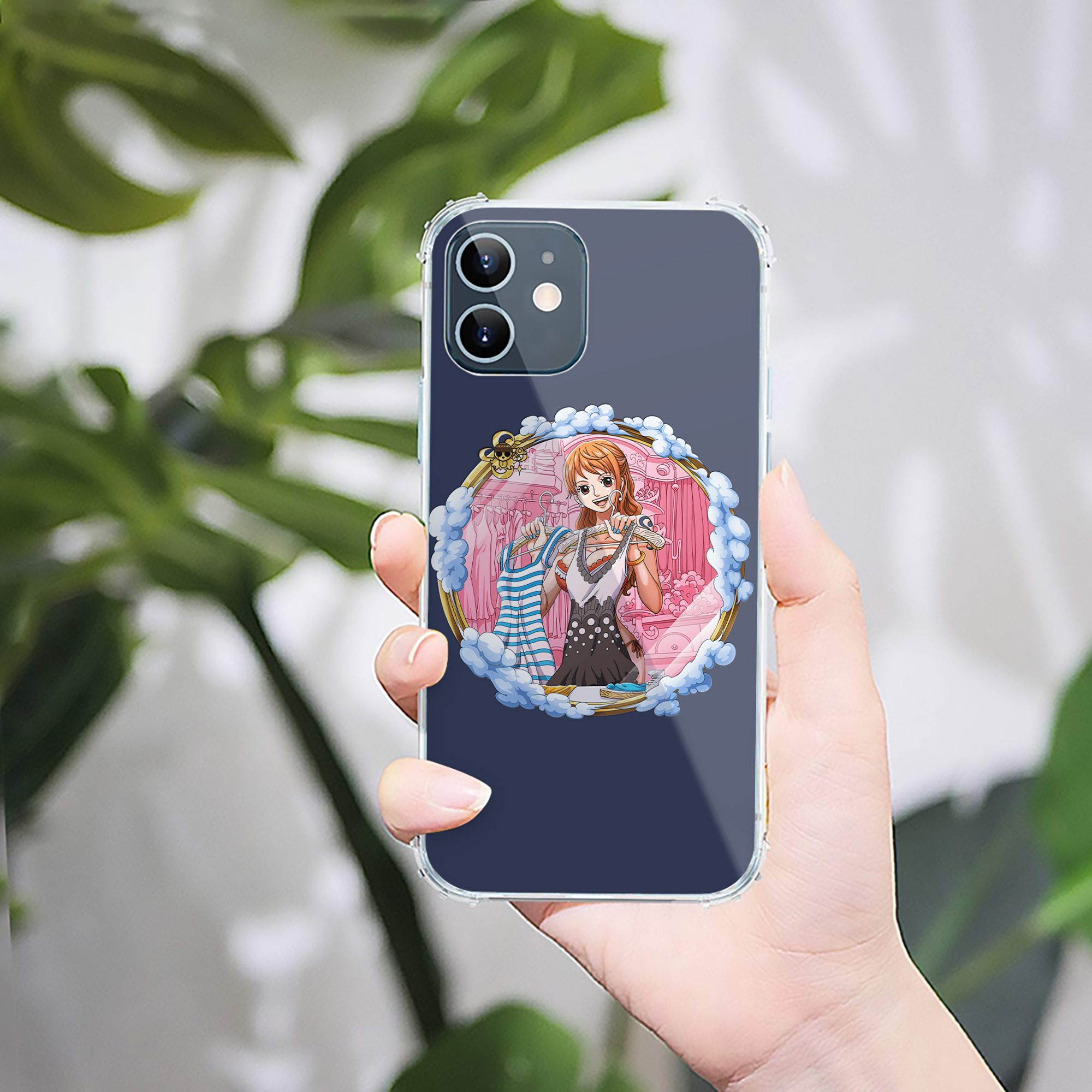 （画像用） ワンピース ナミ ONE PIECE Nami 【iPhone 12シリーズ対応】透明スマホケース（クリアソフトケース）